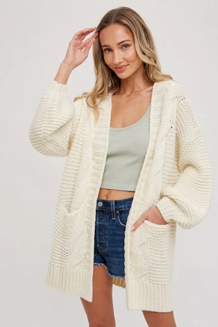 Carmine Fisherman Knit Cardigan