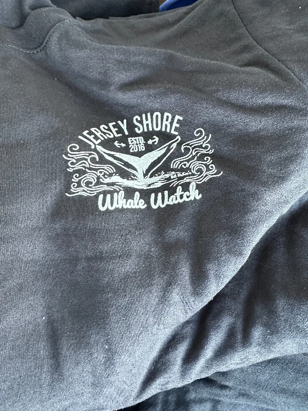 Est. 2016 Design Jersey Shore Whale Watch  Sweatshirt printed both sides