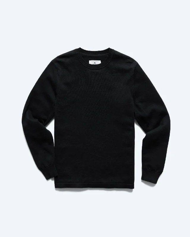 Cotton Linen Regatta Crewneck