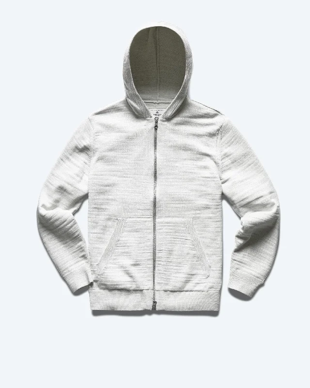 Cotton Slub Laurel Full Zip Hoodie