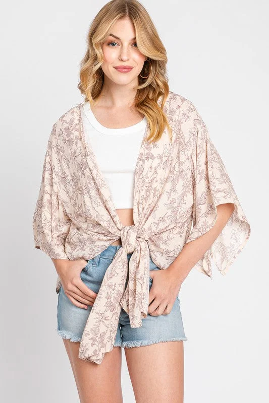 Live Light Floral Kimono