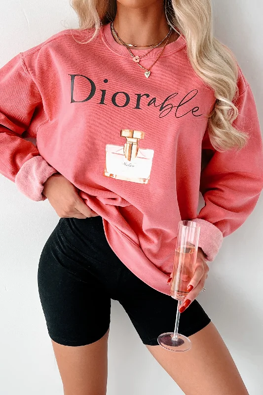 ""Diorable"" Parody Perfume Graphic Crewneck (Watermelon) - Print On Demand