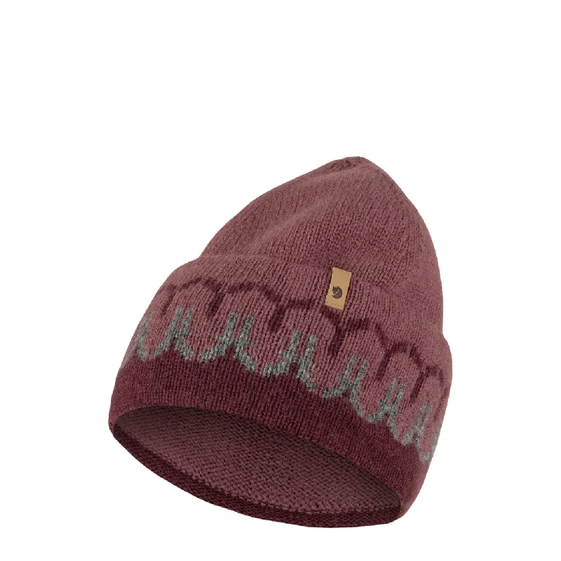 Fjallraven Path Knit Beanie Dark Garnet / Mesa Purple