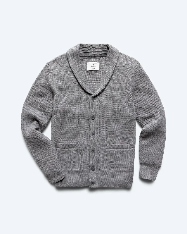 Heavyweight Merino Vinnie Cardigan