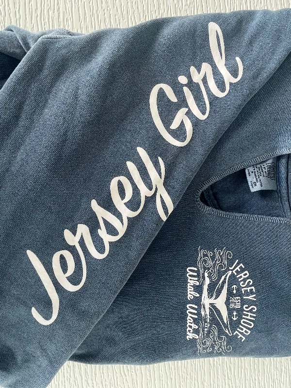 Jersey Girl Hooded Sweatshirt 2023 JSWW Ladies Cut v notch