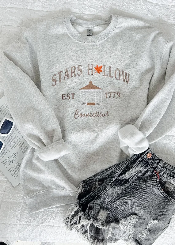 ""Stars Hollow"" Graphic Sweatshirt (Sporty Grey)