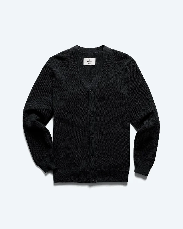 Supima Pique Ace Cardigan