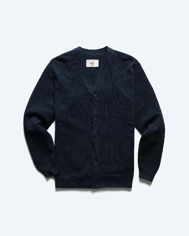 Supima Pique Ace Cardigan