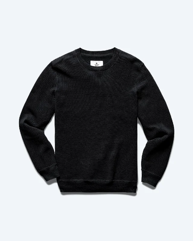 Supima Pique Ace Crewneck