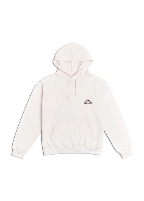 Sweat à capuche unisexe en coton bio Pyrenex Journey Chalk