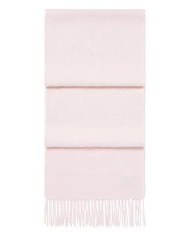 Unisex Woven Cashmere Scarf Quartz Pink