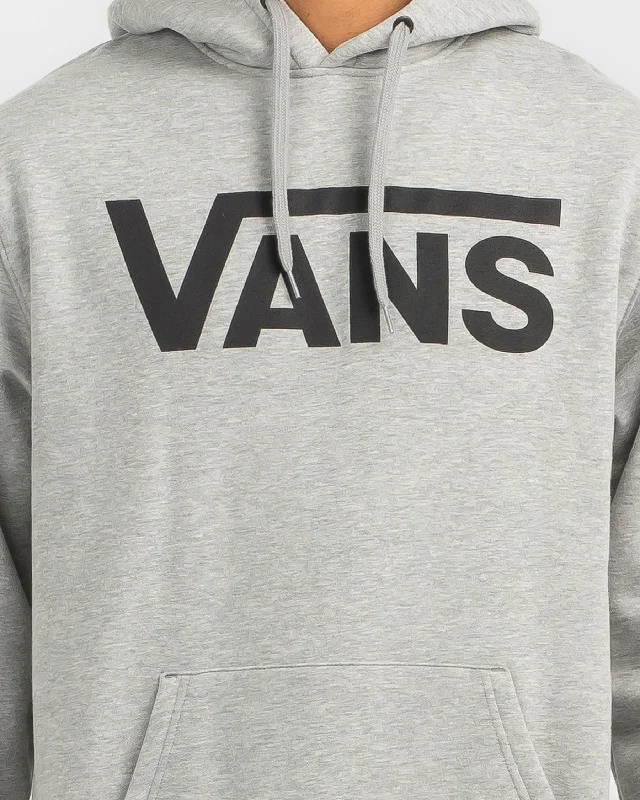 Vans Mens Classic III PO Hoodie Cement Heather/Black