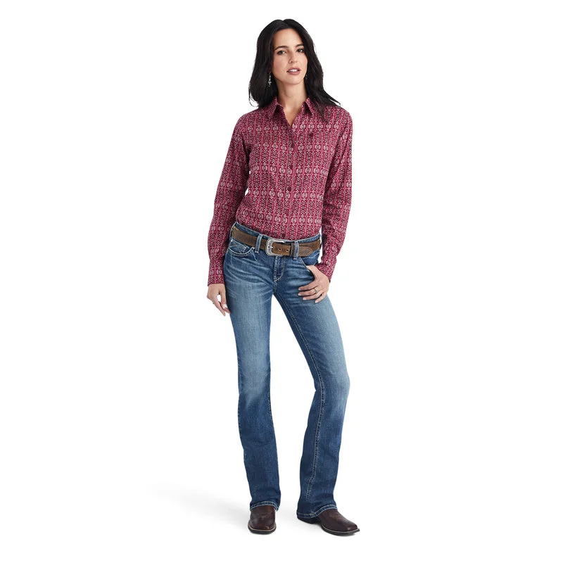 Ariat Women's Wrinkle Resist Kirby Stretch Shirt, Alma Multi