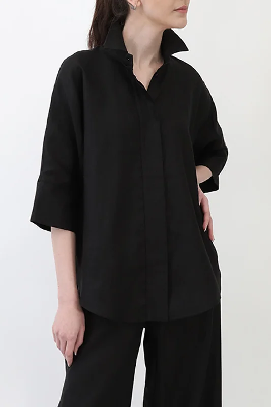 SAHANA DOLMAN SHIRT IN LINEN