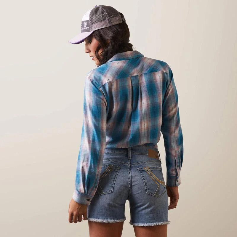 Women's REAL Billie Jean Shirt - Dobby Plaid