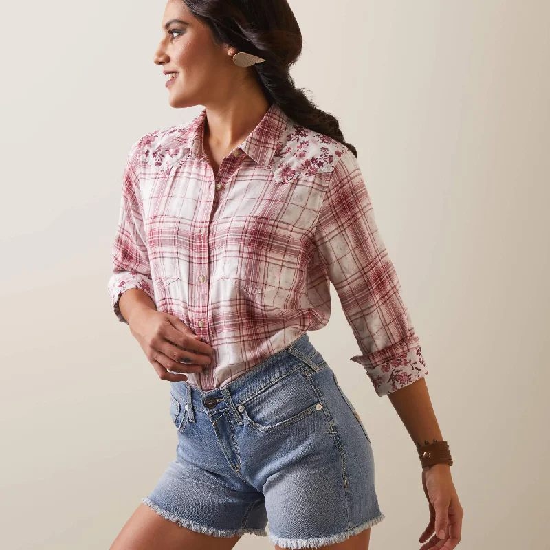 Women's REAL Billie Jean Shirt - Willa Plaid