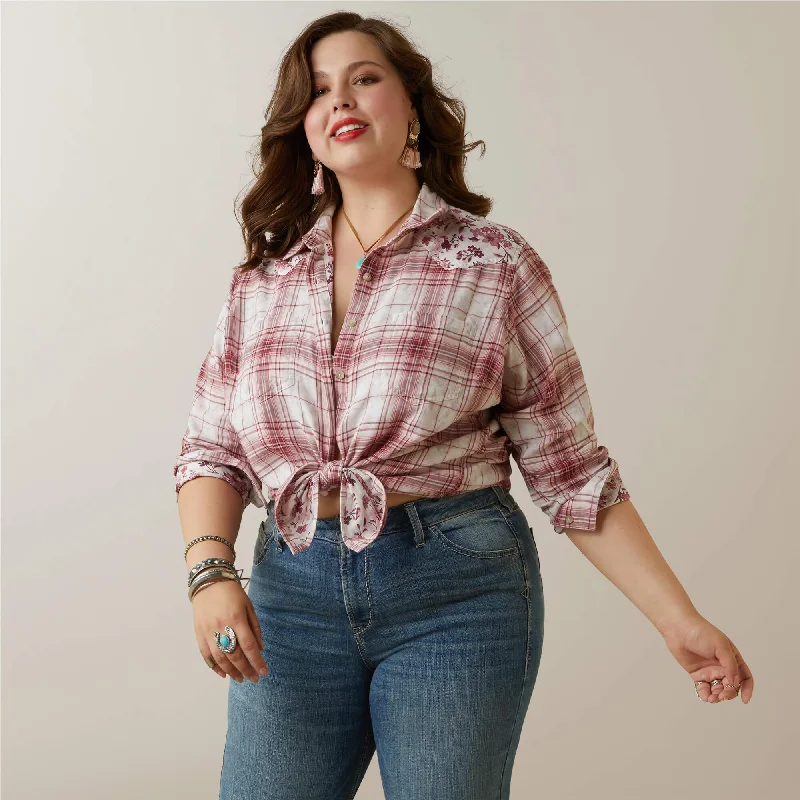 Women's REAL Billie Jean Shirt - Willa Plaid