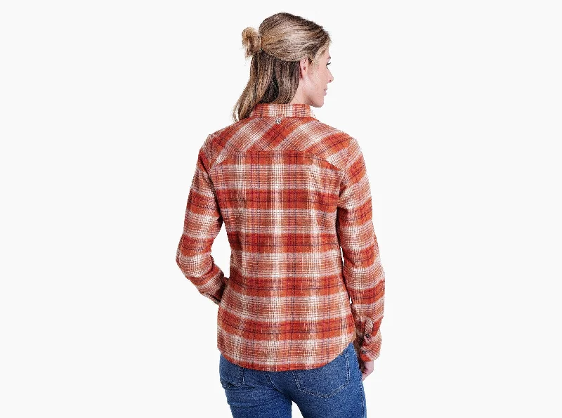 Women's Tess Long Sleeve Flannel - Autumn Spice