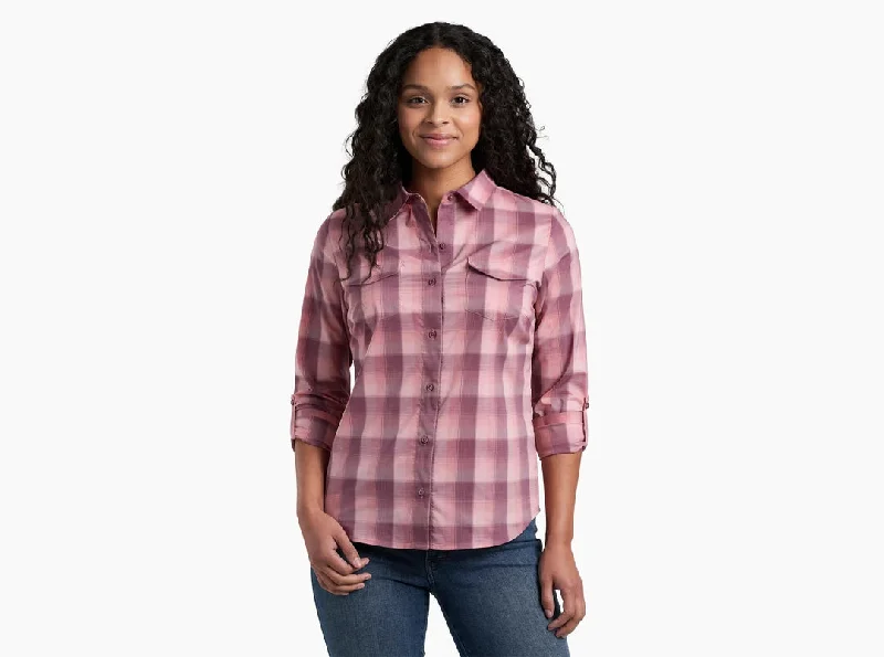 Women's Kamp Long Sleeve  - Primrose Plaid