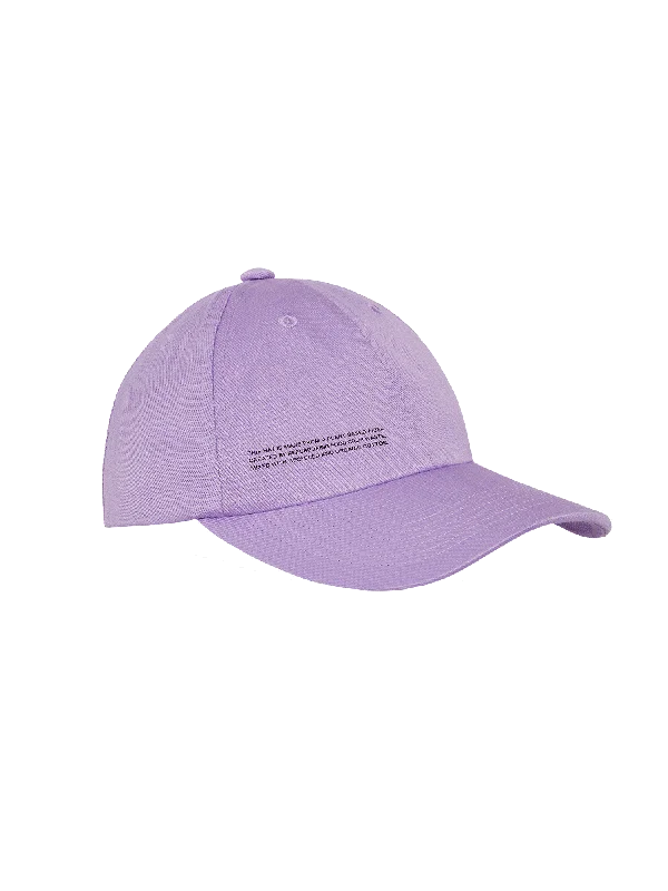 Oilseed Hemp Twill Baseball Cap—orchid purple