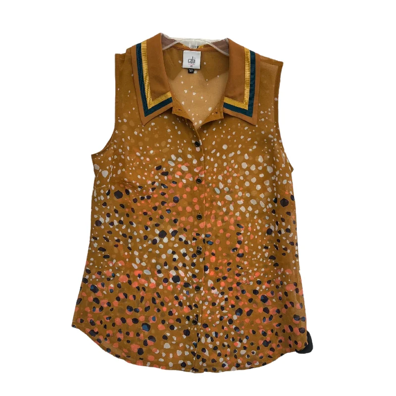 Top Sleeveless By Cabi In Multi-colored, Size: Xs