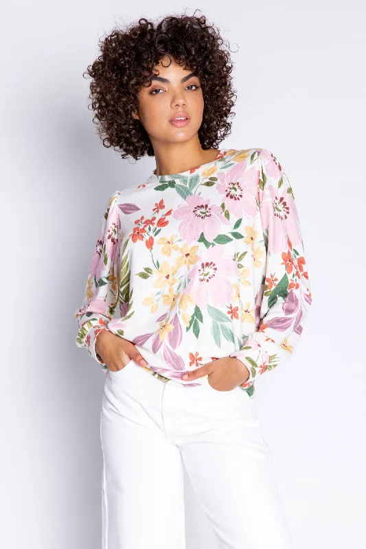 Floral- Multi Lounge Top