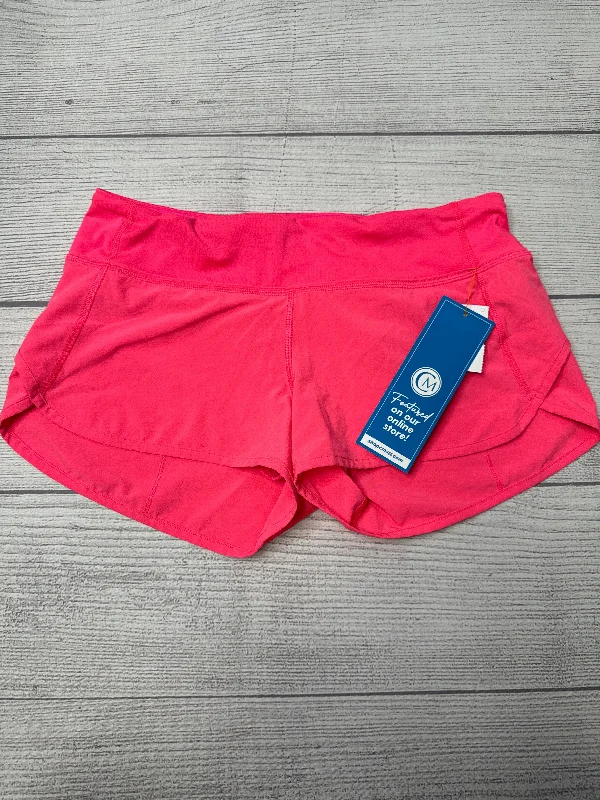 Athletic Shorts By Lululemon In Pink, Size: S