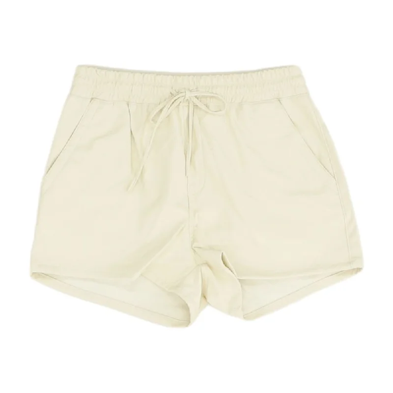 Ivory Solid Active Shorts