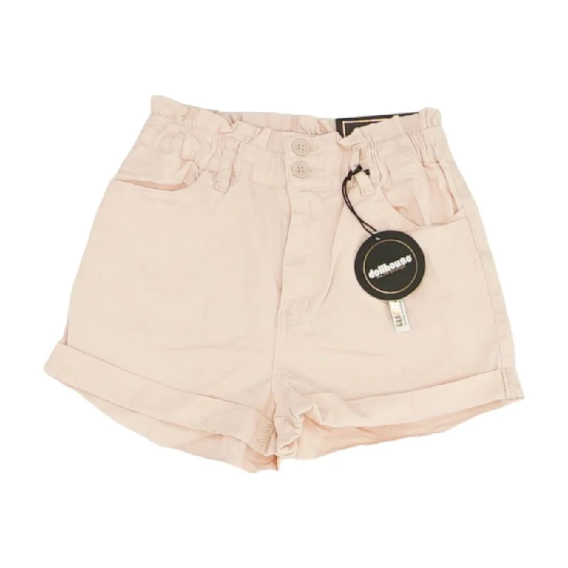 Pink Solid Active Shorts