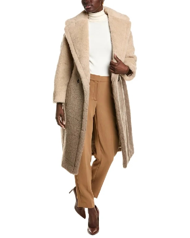 Max Mara Gatto Alpaca, Wool & Silk-Blend Coat