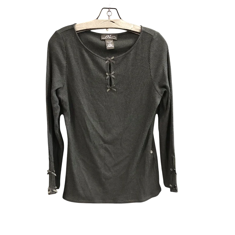 Top Long Sleeve By Clothes Mentor In Black, Size: L