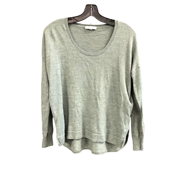 Top Long Sleeve By Madewell In Green, Size: S