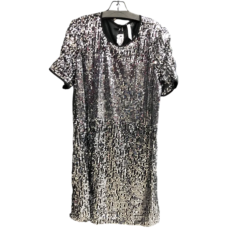 Dress Party Short By Ny Collection In Silver, Size: Xl